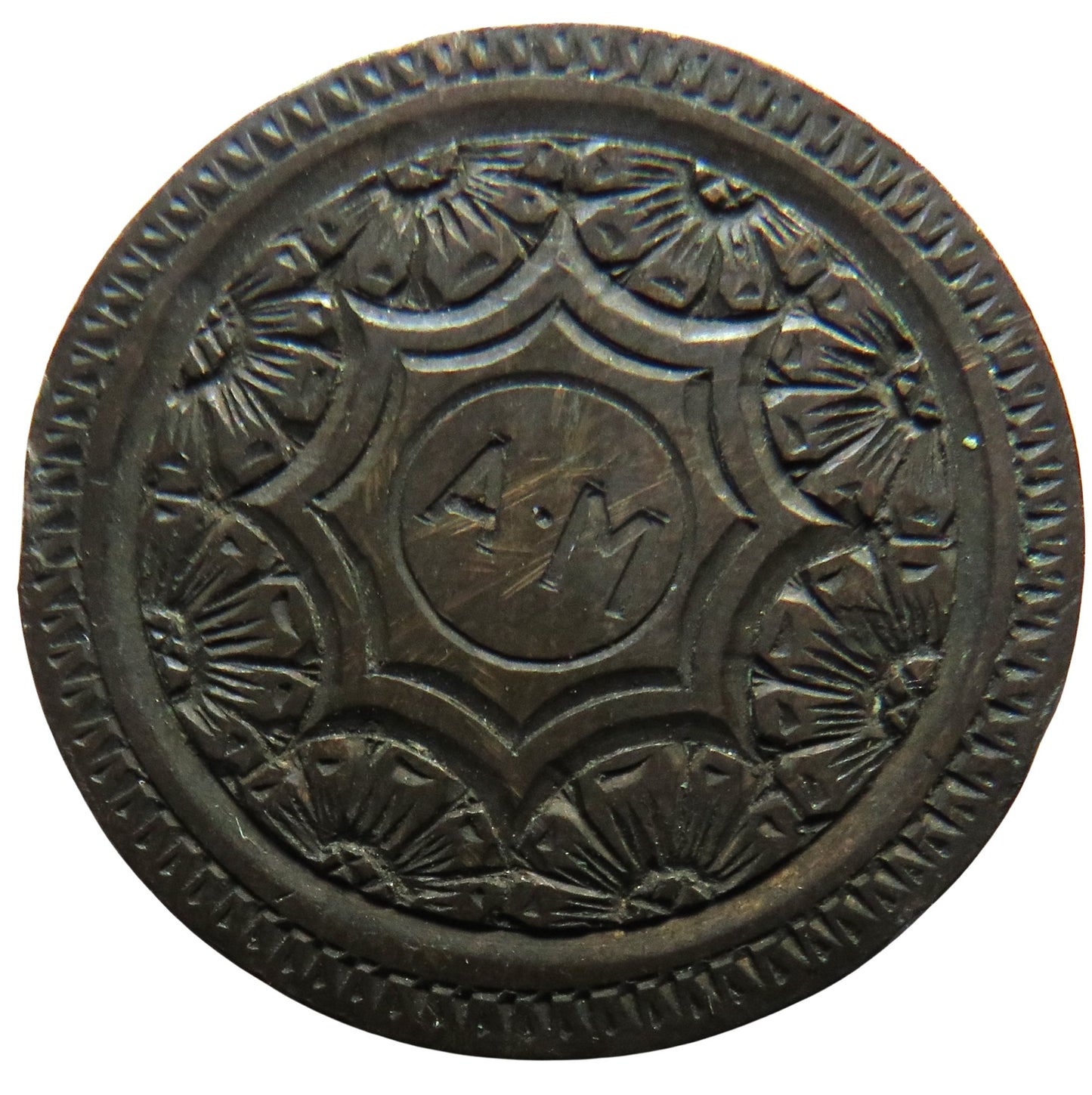 Late 19thC Queen Victoria Farthing Coin Love Nicely Engraved