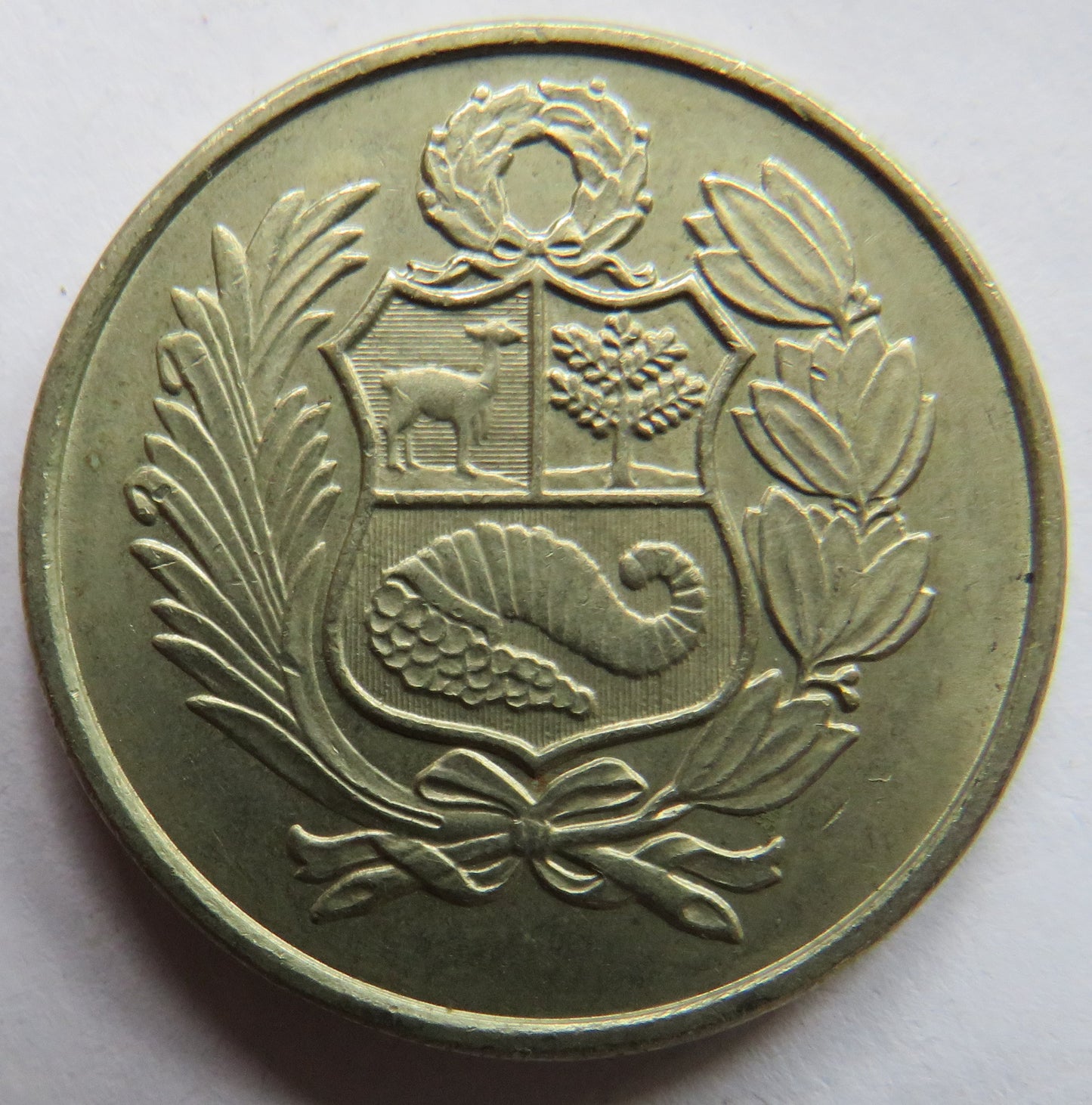 1980 Peru 100 Soles De Oro Coin