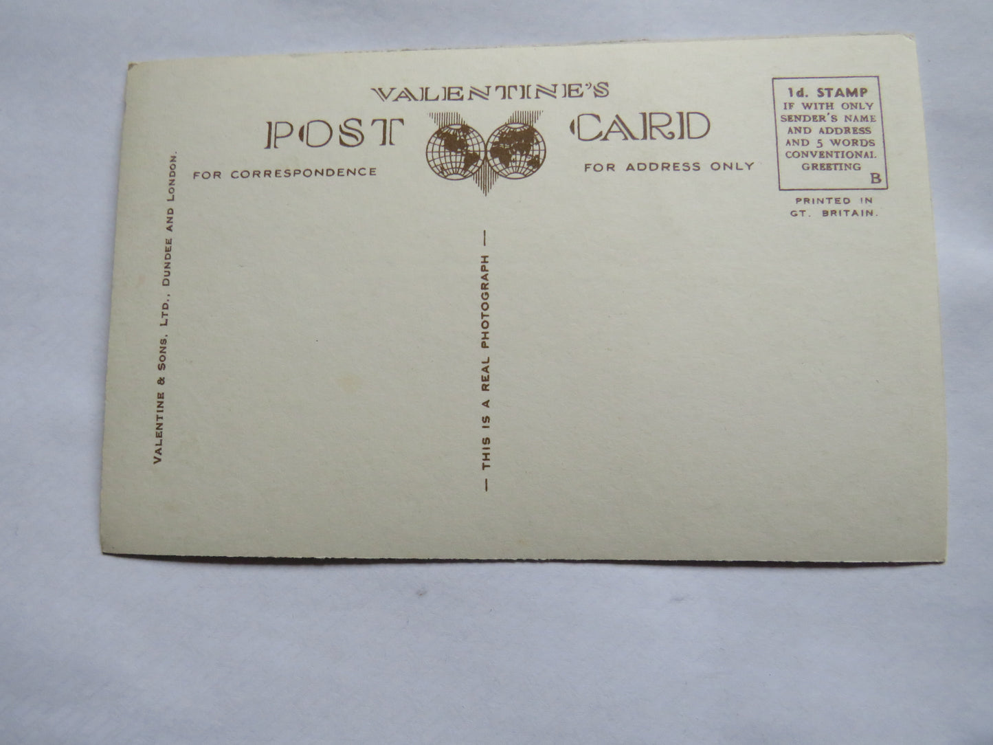 Vintage Postcard of Plymlimon Pass At The Summit