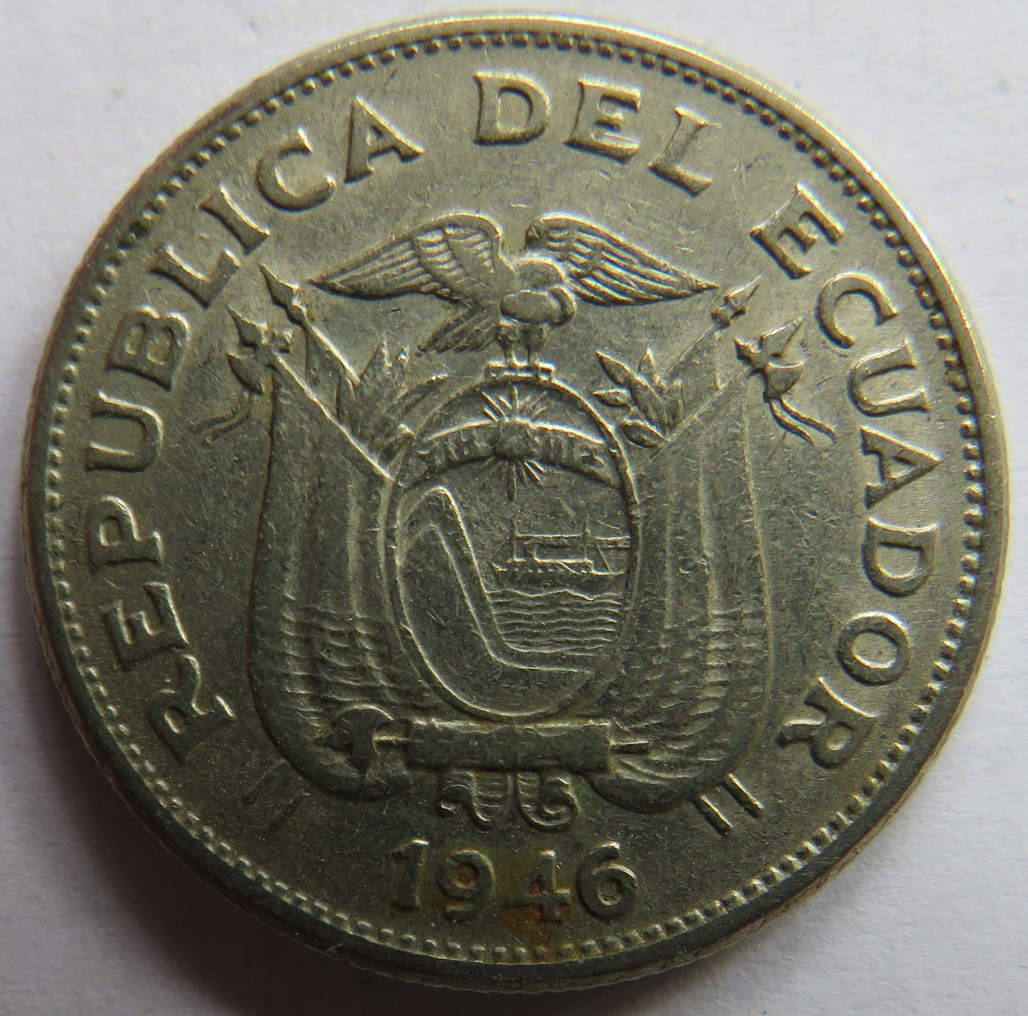1946 Ecuador Sucre Coin