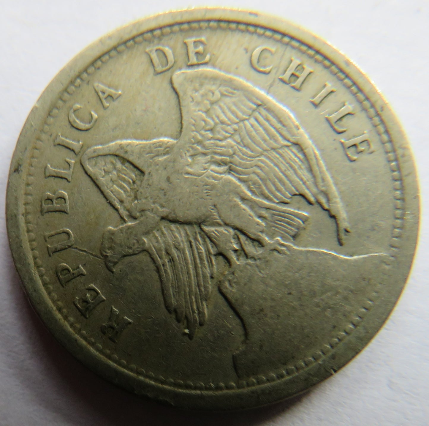 1924 Chile 20 Centavos Coin