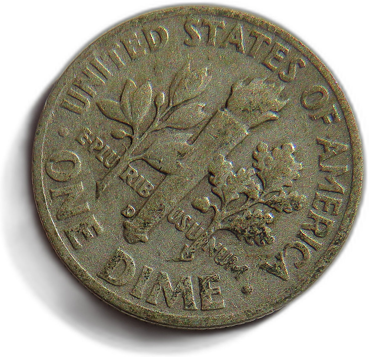 1953 USA Roosevelt One Dime Coin (.900 Silver)