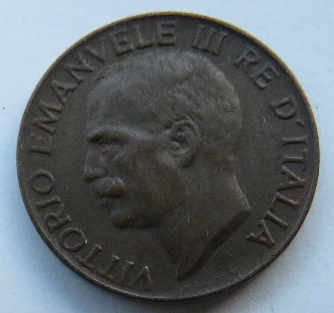 1930 Italy 5 Centesimi Coin