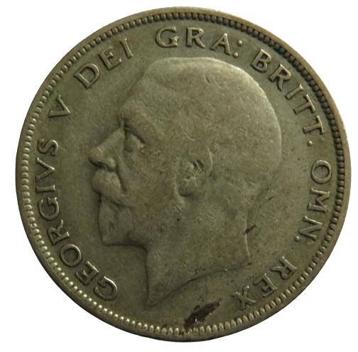 1930 King George V Silver Halfcrown Coin - Great Britain