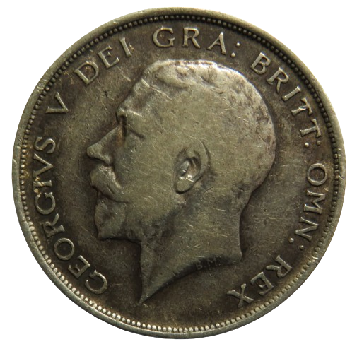 1911 King George V Silver Halfcrown Coin - Great Britain