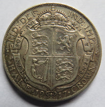 Load image into Gallery viewer, 1917 King George V Silver Halfcrown Coin - Great Britain
