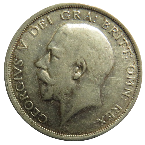 1916 King George V Silver Halfcrown Coin - Great Britain