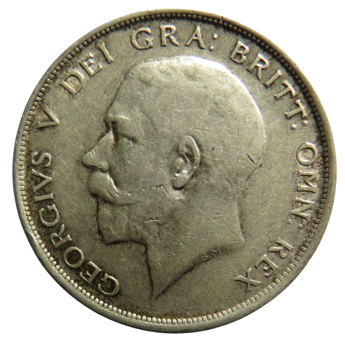 1913 King George V Silver Halfcrown Coin - Great Britain