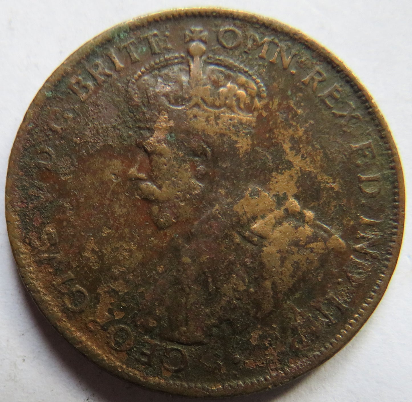 1926 King George V Australia One Penny Coin