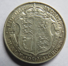Load image into Gallery viewer, 1913 King George V Silver Halfcrown Coin - Great Britain
