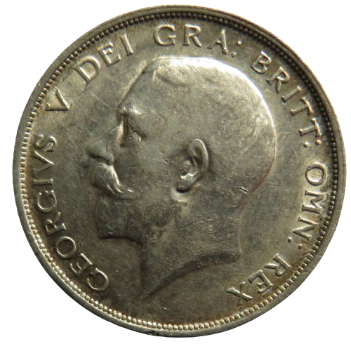 1914 King George V Silver Halfcrown Coin - Great Britain