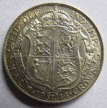 Load image into Gallery viewer, 1914 King George V Silver Halfcrown Coin - Great Britain
