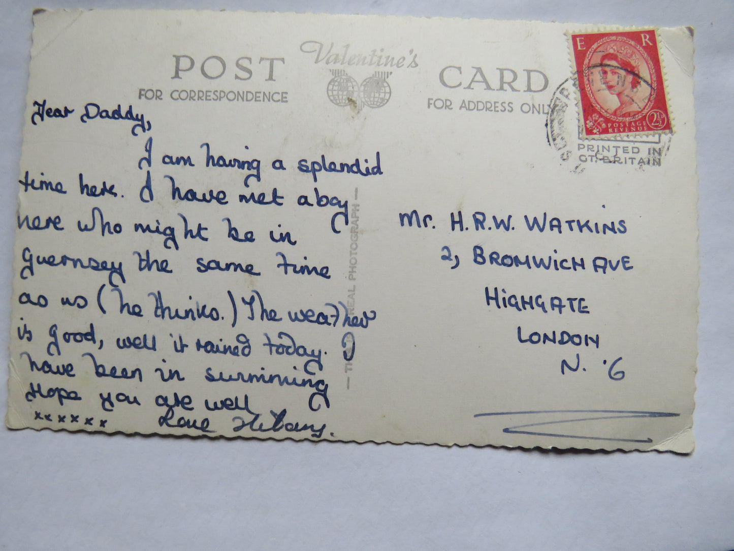 Vintage Postcard of Views Around Sussex