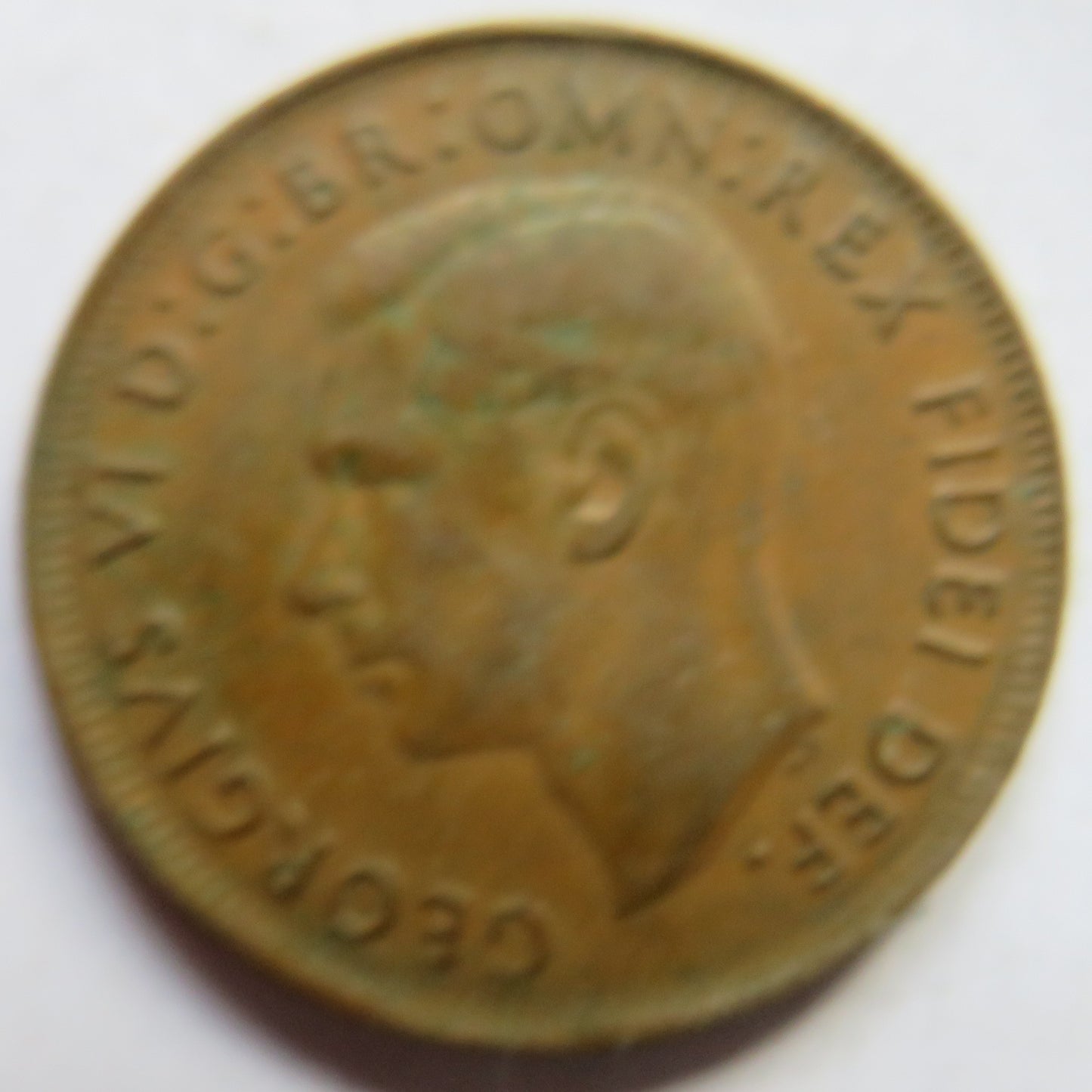 1949 King George VI Australia One Penny Coin