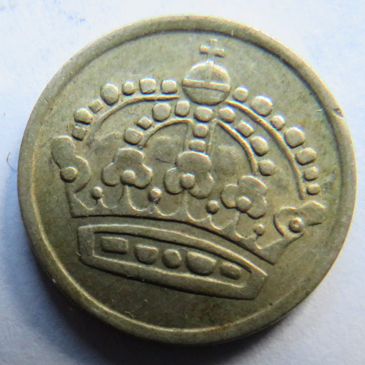 1954 Sweden Silver 10 Ore Coin