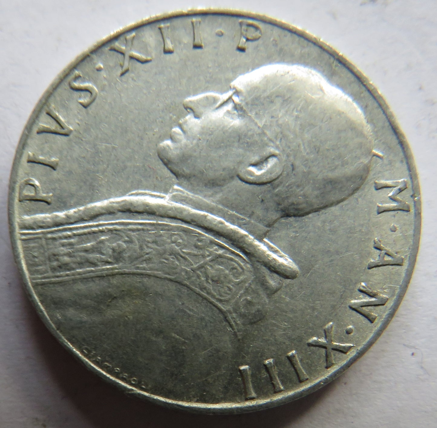 1951 Vatican City 10 Lire Coin