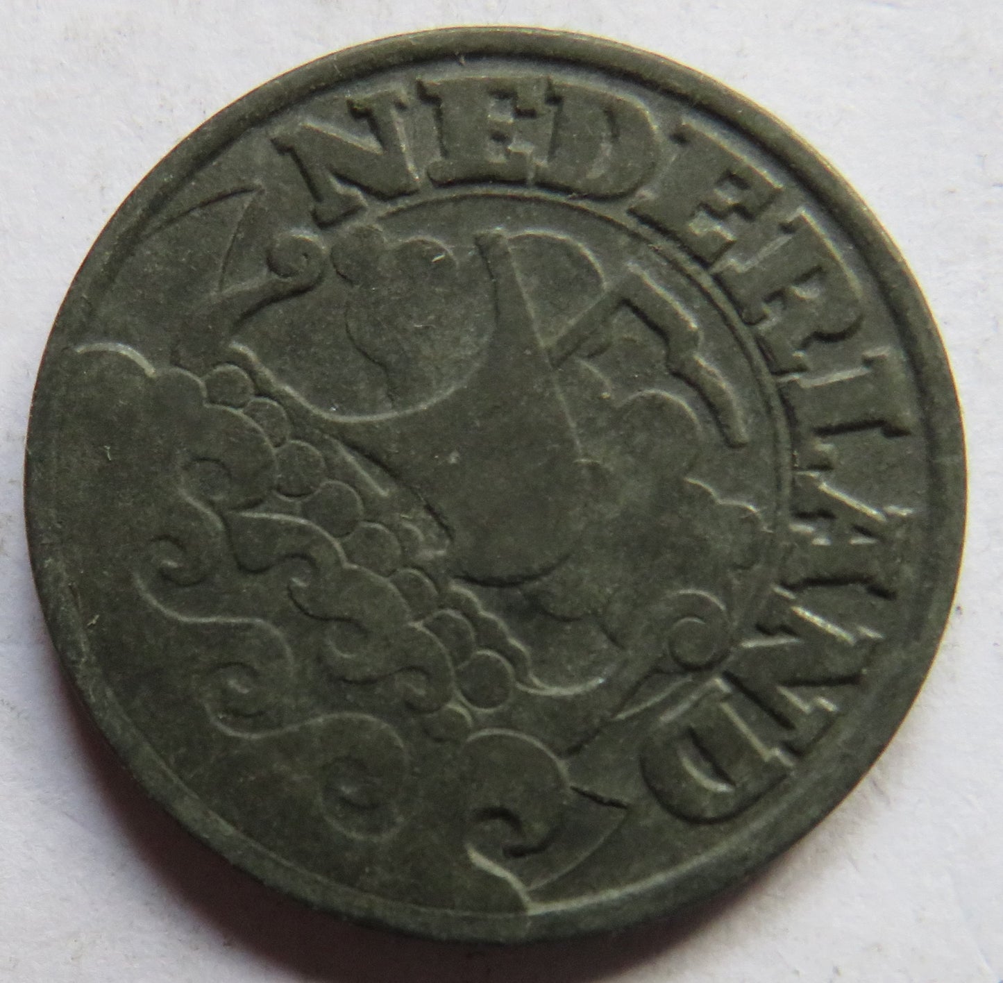 1942 Netherlands 25 Cents Coin