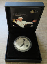 Load image into Gallery viewer, 2010 Pope Benedict XVI Visit To The UK Silver Proof Medal Papal Visit
