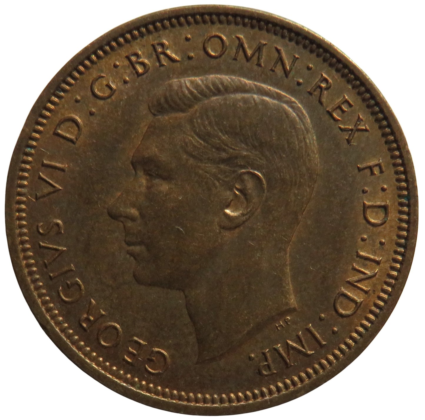 1941 King George VI Halfpenny Coin In High Grade - Great Britain
