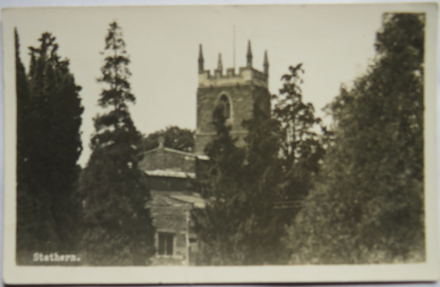Vintage Postcard of Stathern 1961