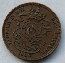 Load image into Gallery viewer, 1902 Belgium One Centime Coin
