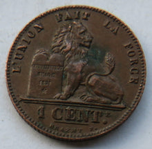 Load image into Gallery viewer, 1902 Belgium One Centime Coin
