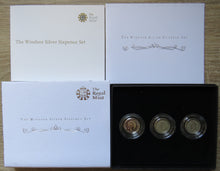 Load image into Gallery viewer, The Windsor Silver Sixpence Set By The Royal Mint
