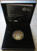 Load image into Gallery viewer, The 800th Anniversary of Magna Carta 2015 UK £2 Silver Proof Coin
