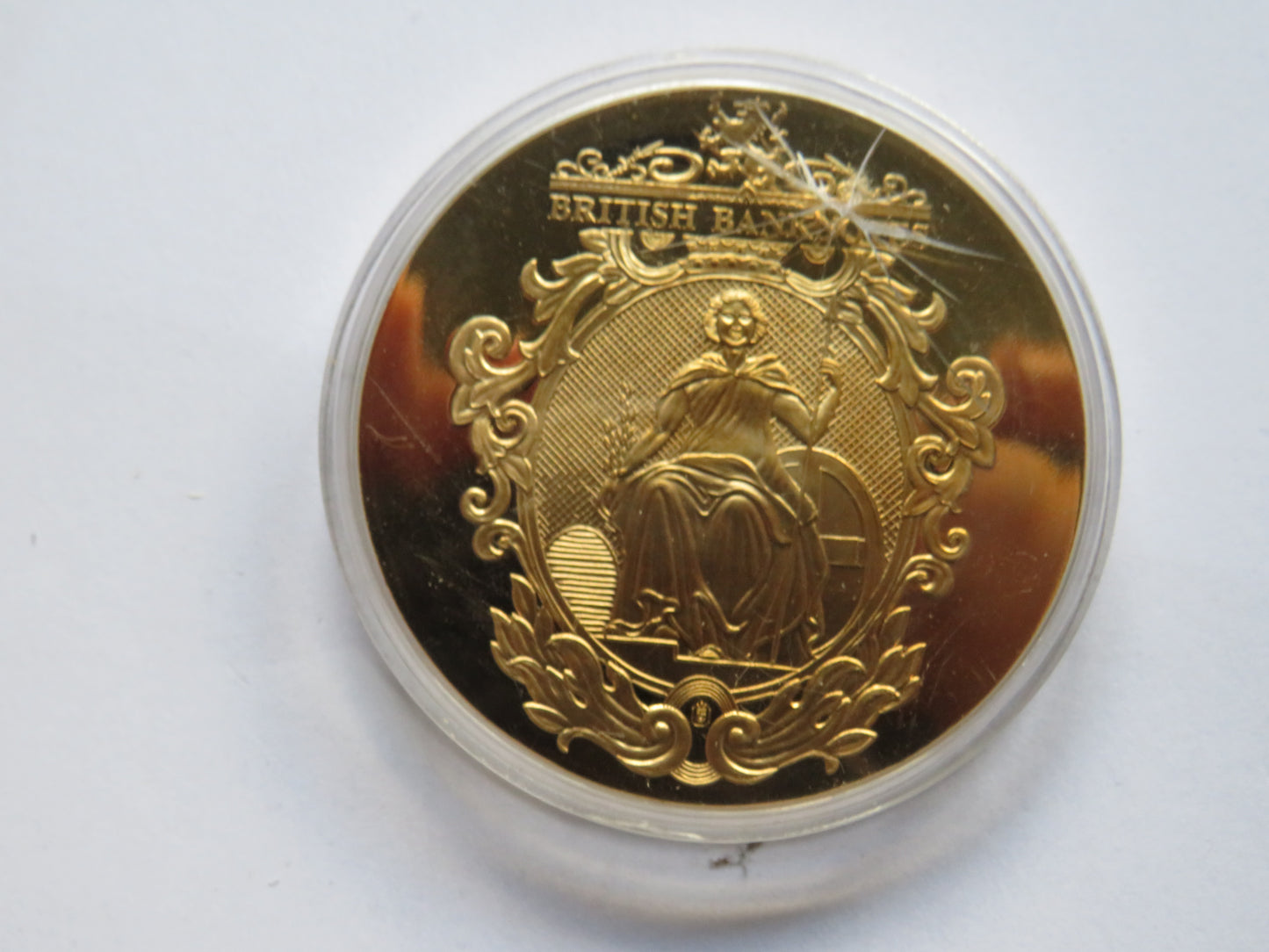 Large Commemorative Coin £5 Banknote The White Note