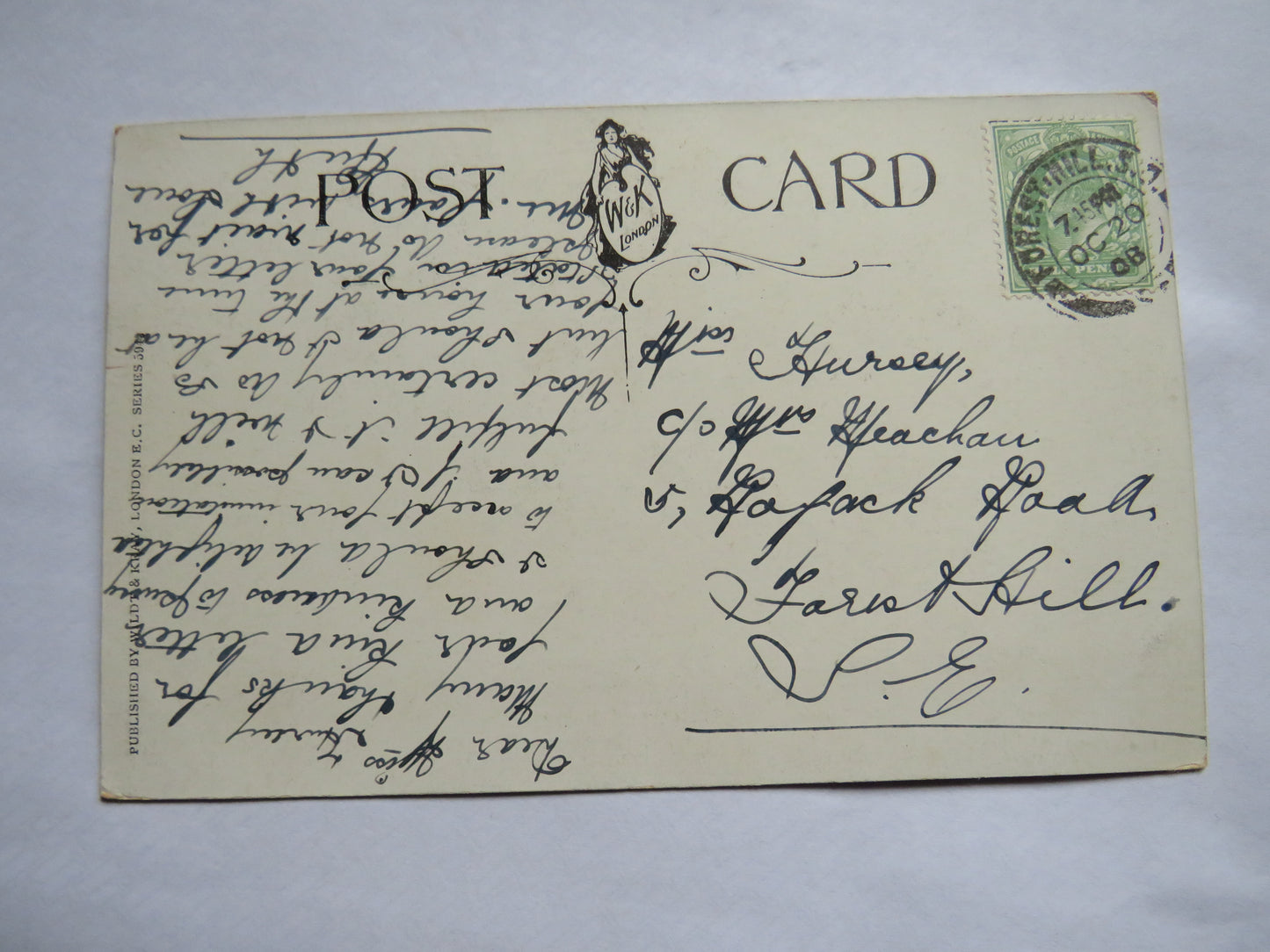 Vintage Postcard of Killarney 1908