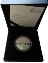 Load image into Gallery viewer, The Centenary of The House of Windsor 2017 UK Silver Proof £5 Coin
