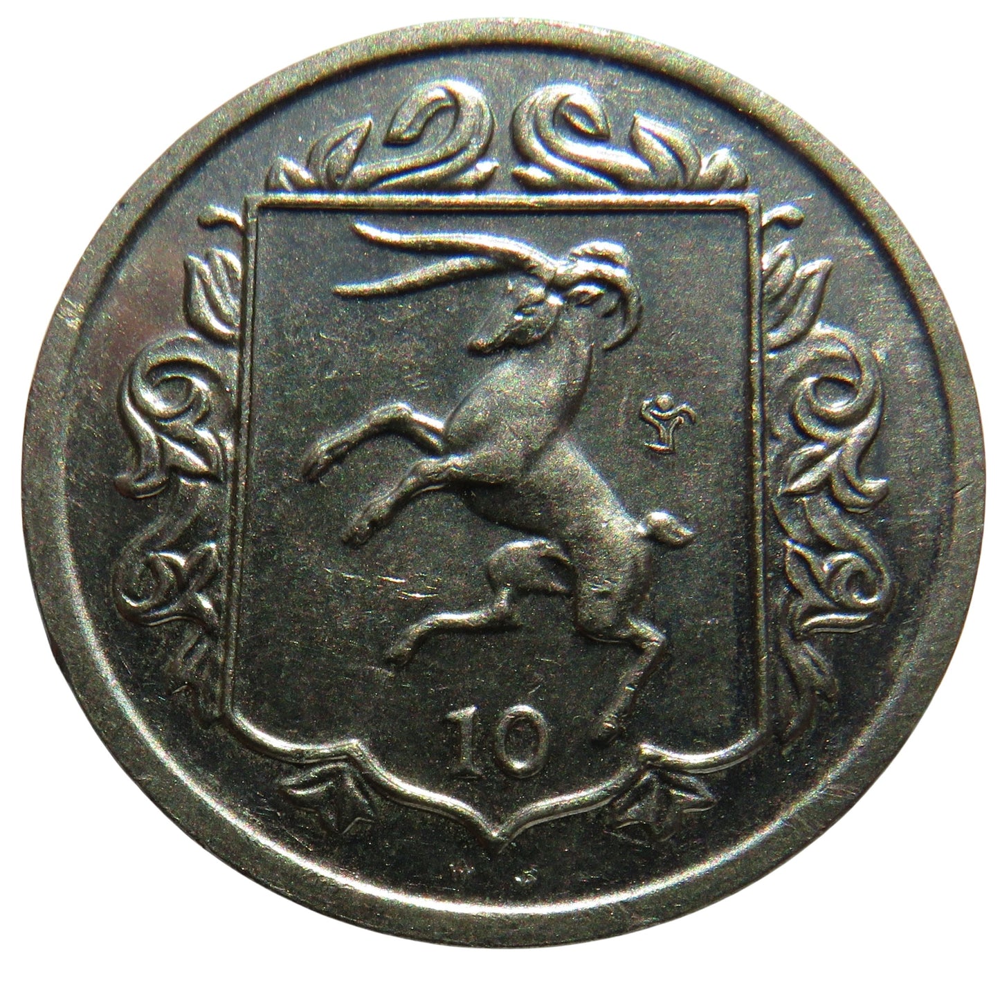 1985 Isle of Man 10p Ten Pence Coin