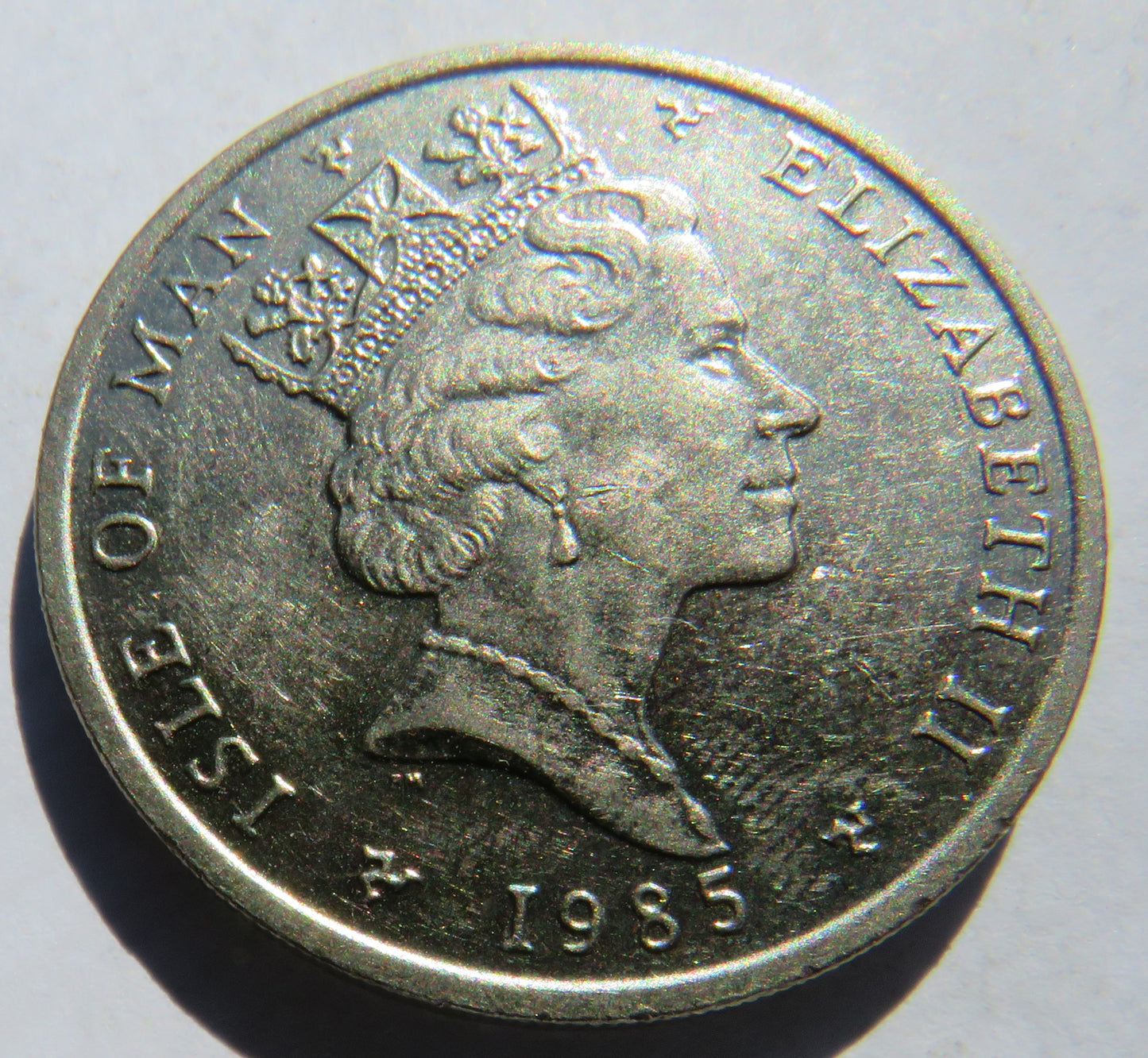 1985 Isle of Man 10p Ten Pence Coin