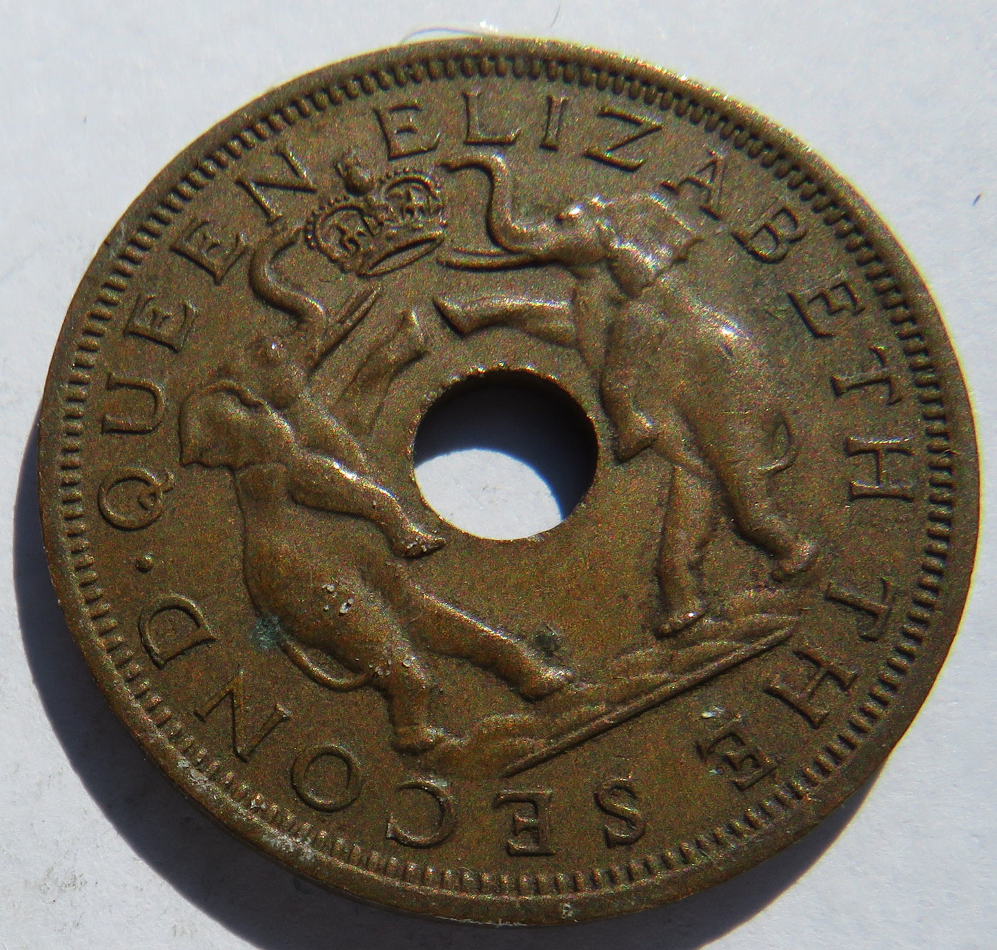 1961 Rhodesia and Nyasaland One Penny Coin