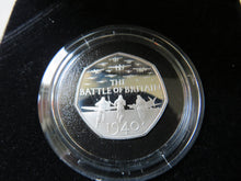 Load image into Gallery viewer, 2015 75th Anniversary of The Battle of Britain UK Silver Proof 50p Coin
