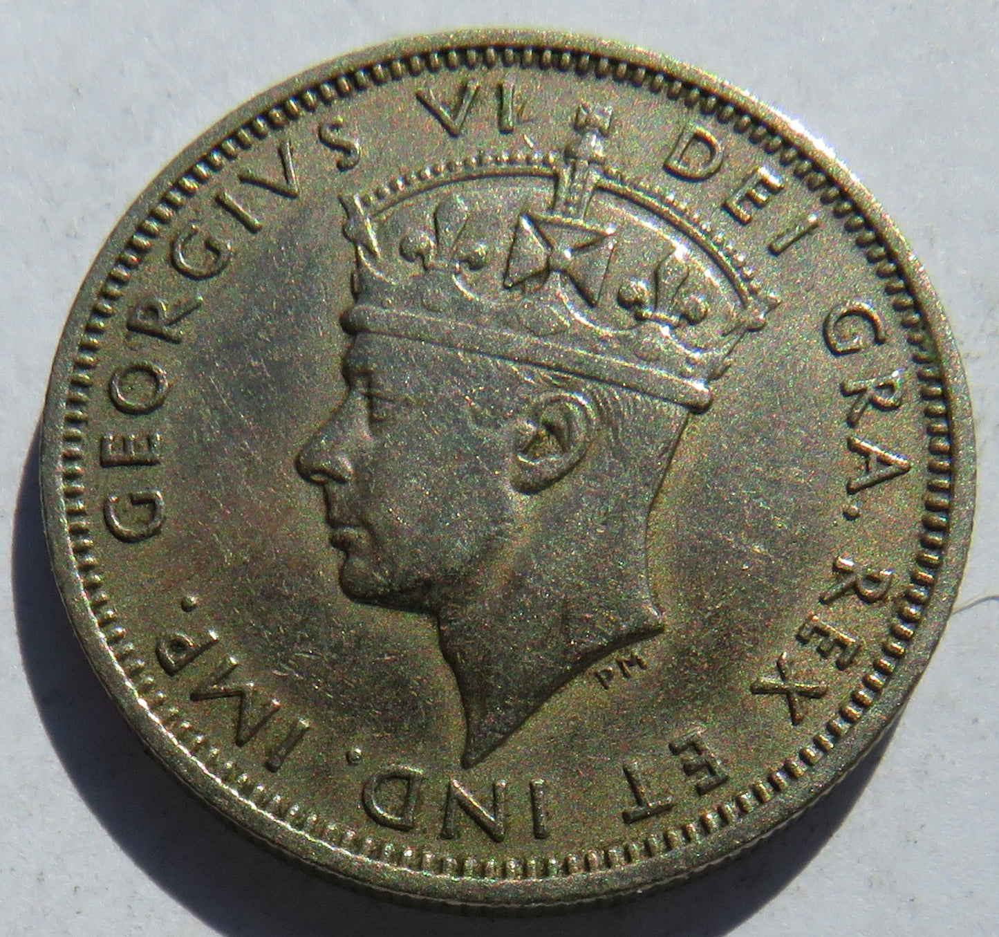 1947 King George VI Cyprus 1 Shilling Coin
