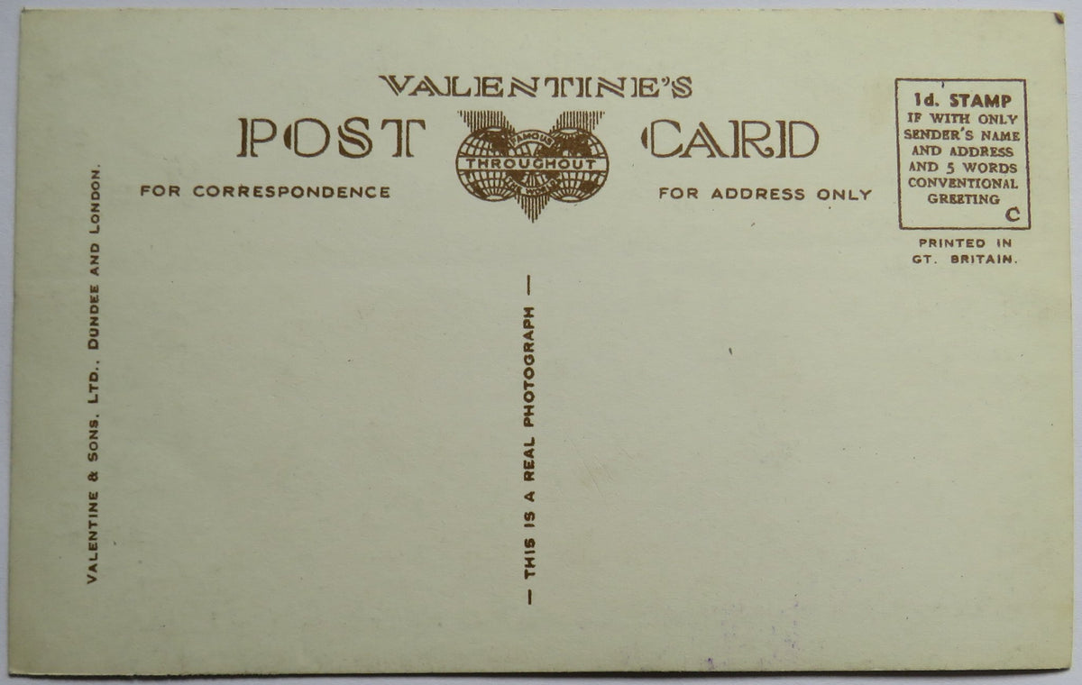 Vintage Postcard of Loch Lomond From Near Ardlui, Valentine's Postcard