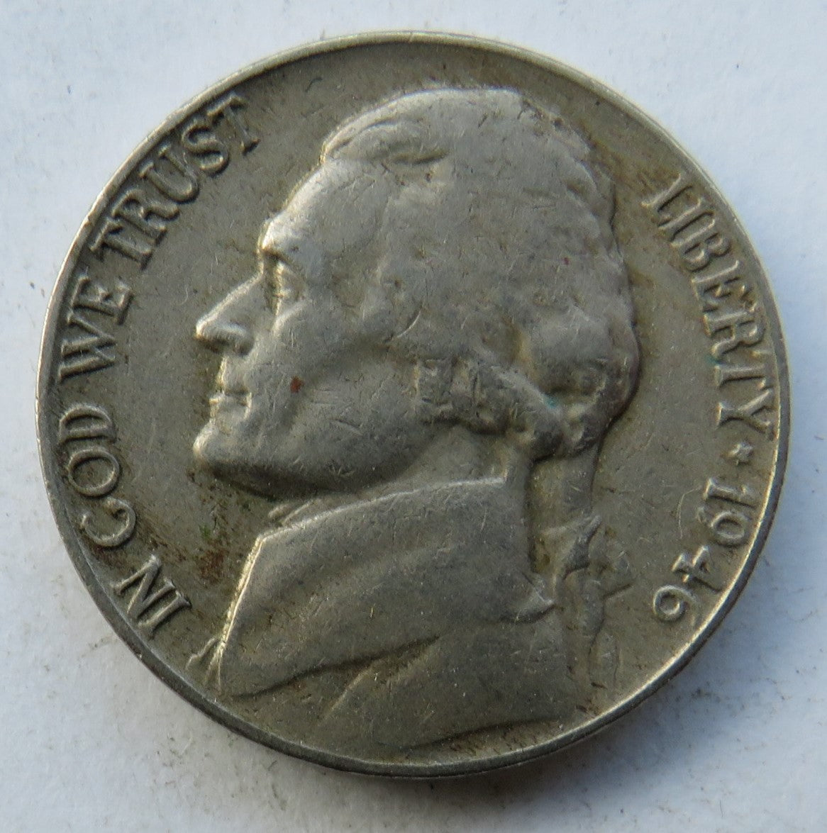 1946 USA Jefferson Nickel Coin