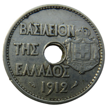 Load image into Gallery viewer, 1912 Greece 20 Lepta Coin

