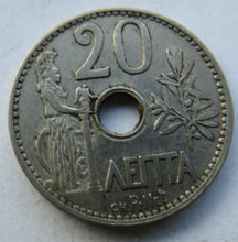 Load image into Gallery viewer, 1912 Greece 20 Lepta Coin
