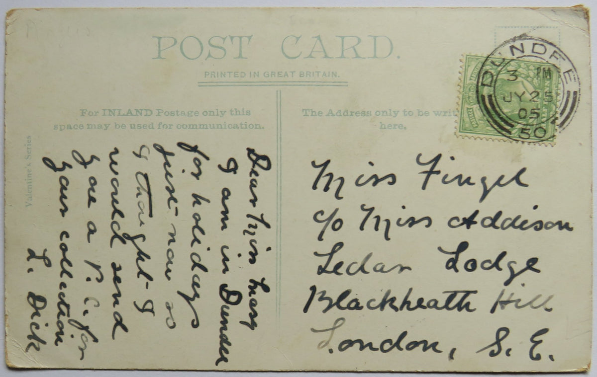 Vintage Postcard of the Royal Infirmary, Dundee, 1905