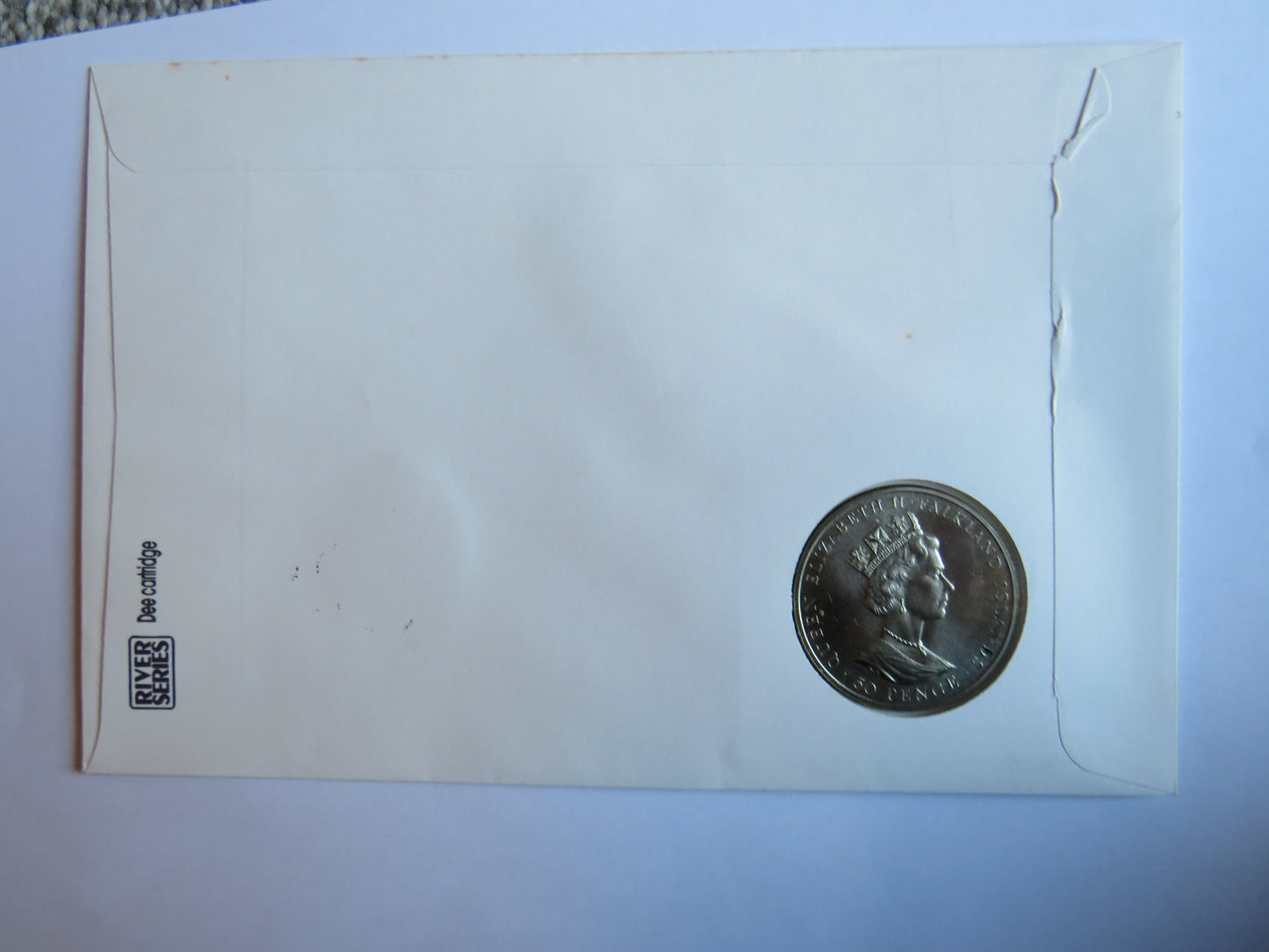 1952-1992 Falkland Islands 50p Coin - 40th Anniversary of Reign