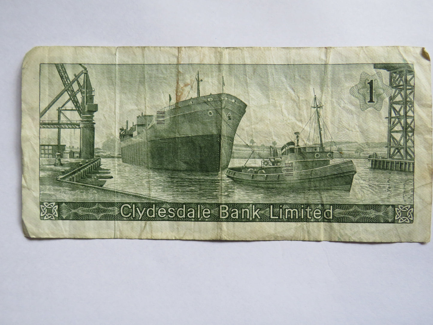 1969 Clydesdale Bank Limited £1 One Pound Banknote