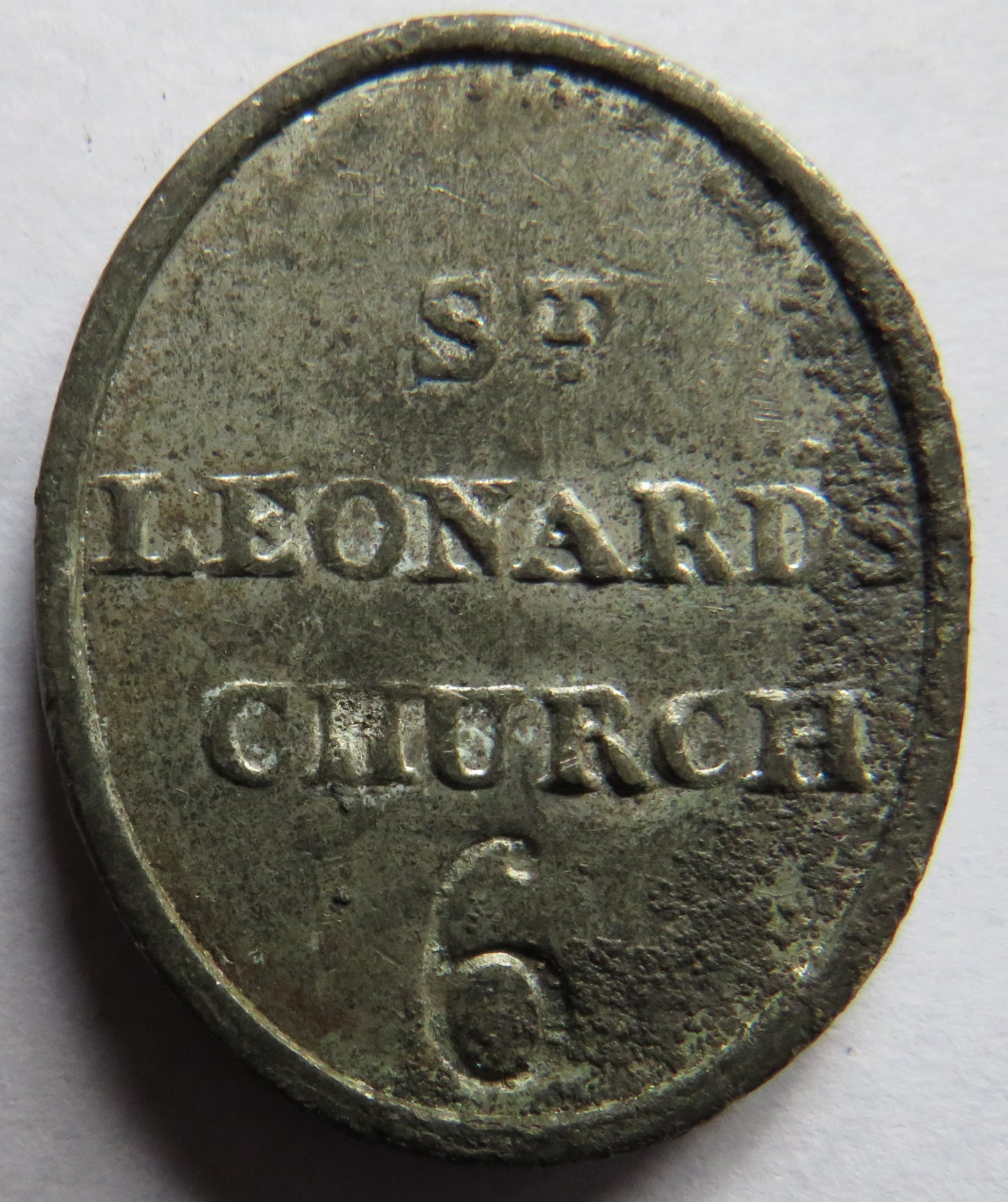 1837 Perth St Leonard Church Token