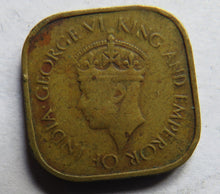 Load image into Gallery viewer, 1944 King George VI Ceylon 5 Cents Coin
