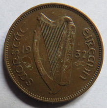 Load image into Gallery viewer, 1932 Ireland Farthing Coin
