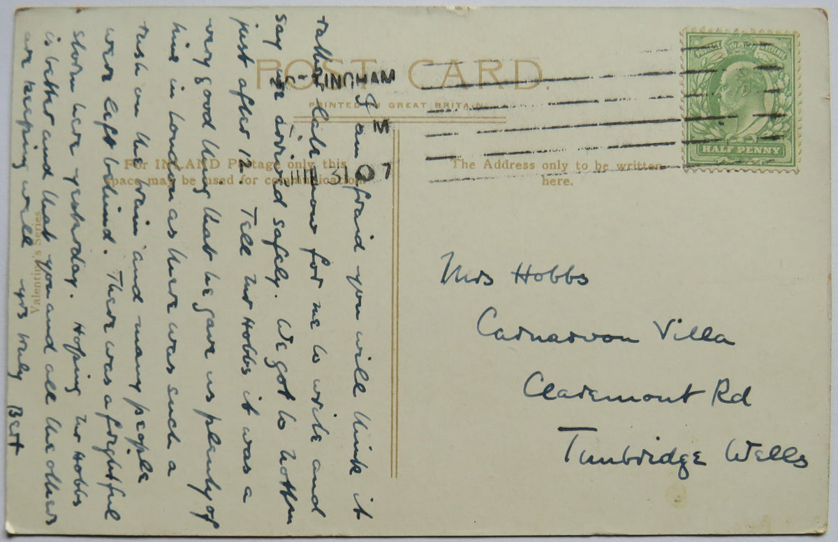 Vintage Postcard of Quadrangle, All Souls College, Oxford