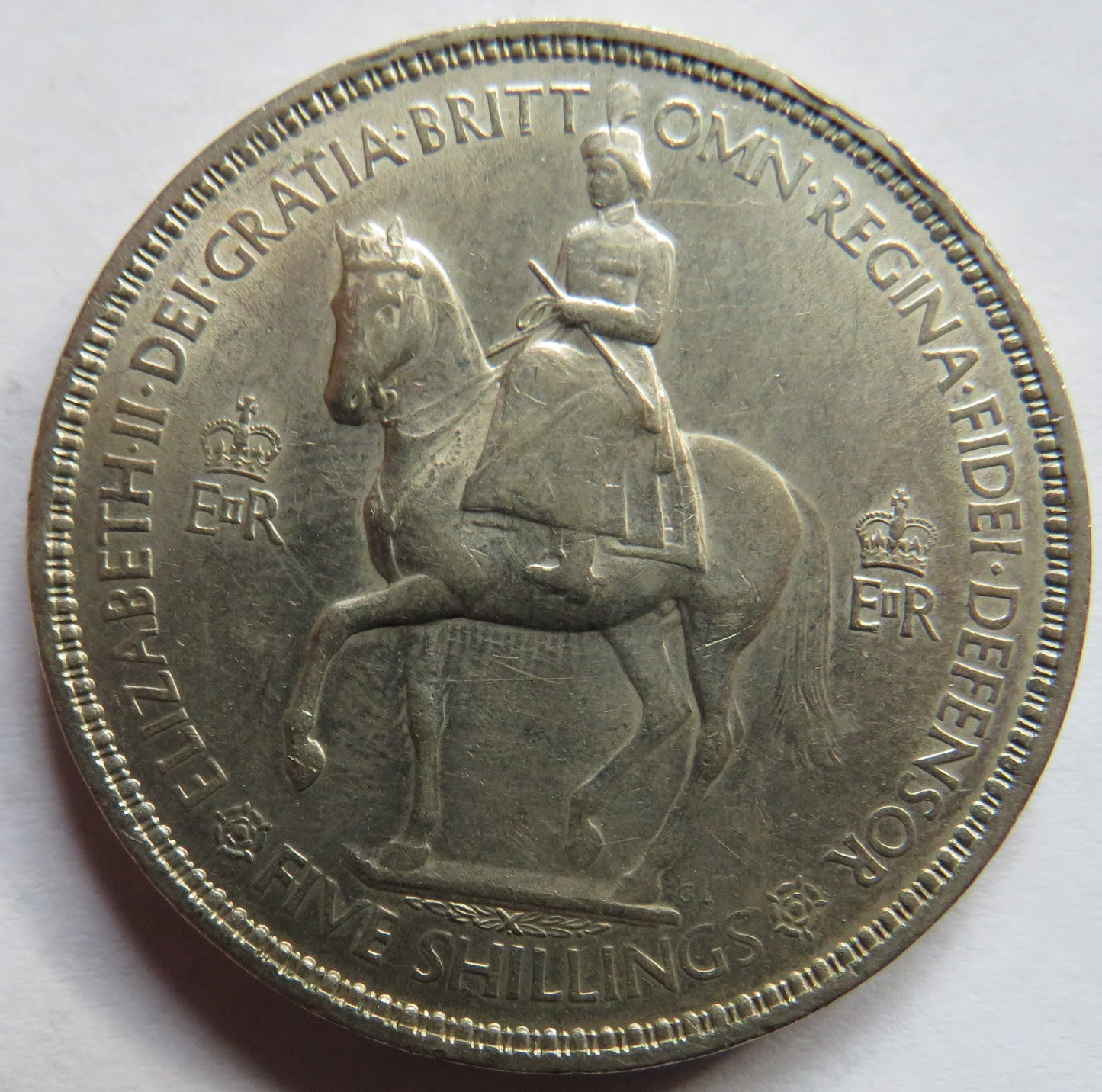 1953 Queen Elizabeth II Coronation Crown Coin