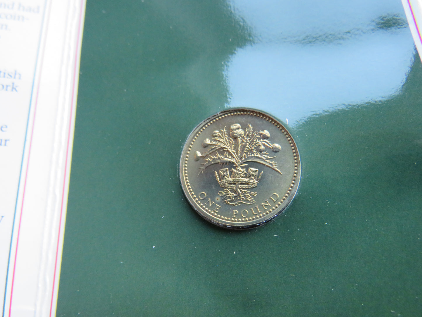 1984 Brilliant Uncirculated Scottish £1 Coin In Presentation Pack