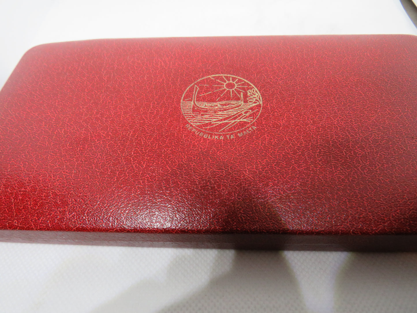 1977 Republic of Malta Decimal Proof Coin Set By The Franklin Mint